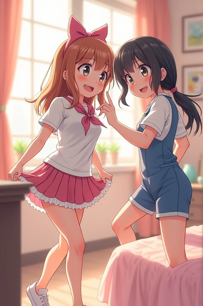 Panty shot sisters