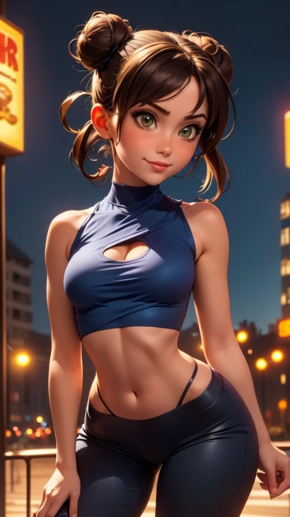 VHS cover for a porn starring tracer. hoop-earings. biting her lip. naked. nude. slut. small_boobs. freckles. pornstar nsfw