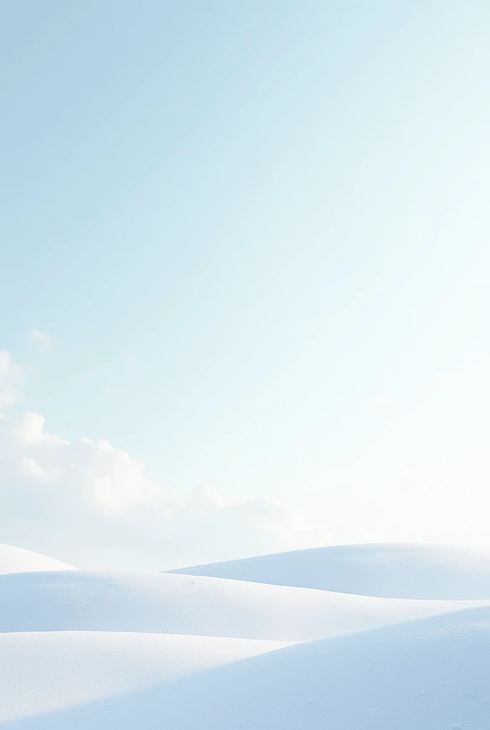 white scenery, sky , without people