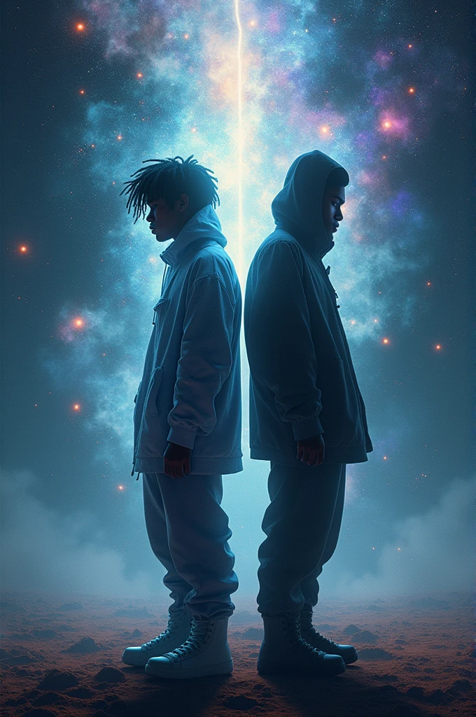 Crie a capa do álbum KIDS SEE GHOSTS 2