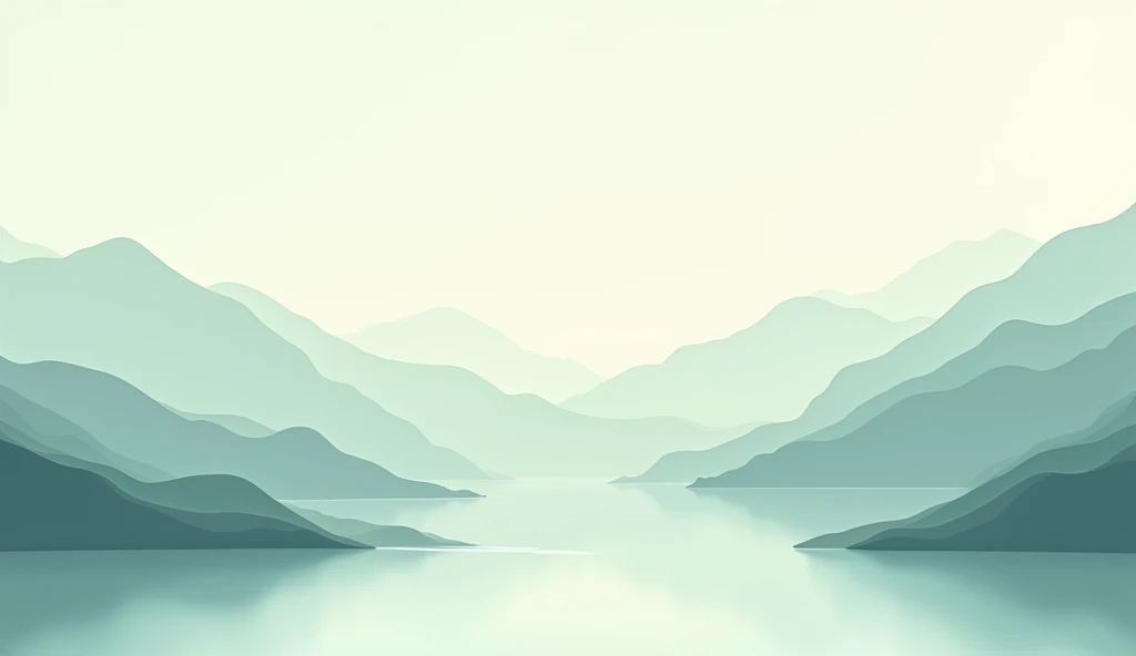 Design a minimalist thumbnail for a collection of silent or ambient songs. Use subtle, soothing colors and simple, elegant text that says 'The best songs music, 15 min of peace.' Incorporate serene visuals like tranquil landscapes or abstract patterns to reflect the peaceful nature of the music.
