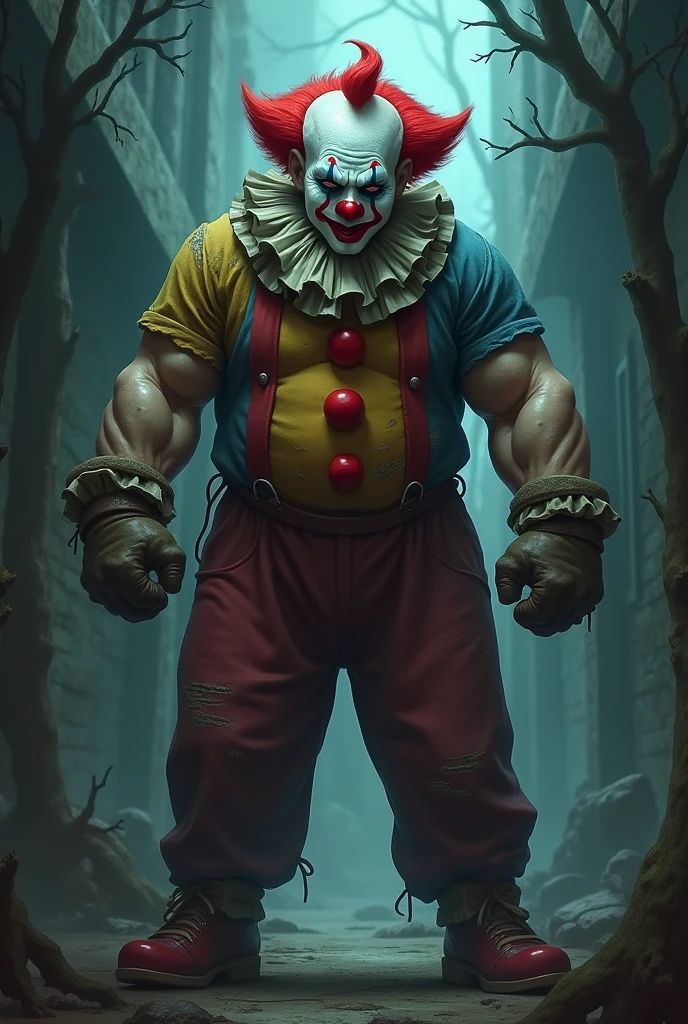 clown, Grieving, brawny, in order paranormal rpg