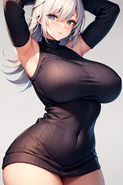 female, naked sweater, curves, Session, armpit, Without funds, big breasts