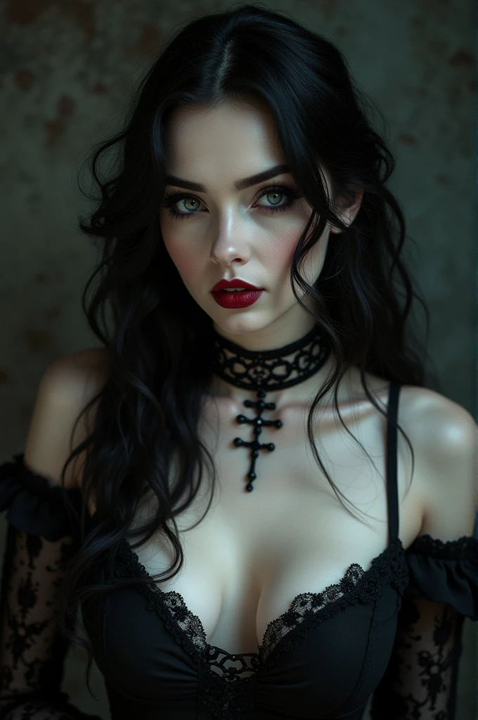 Busty goth