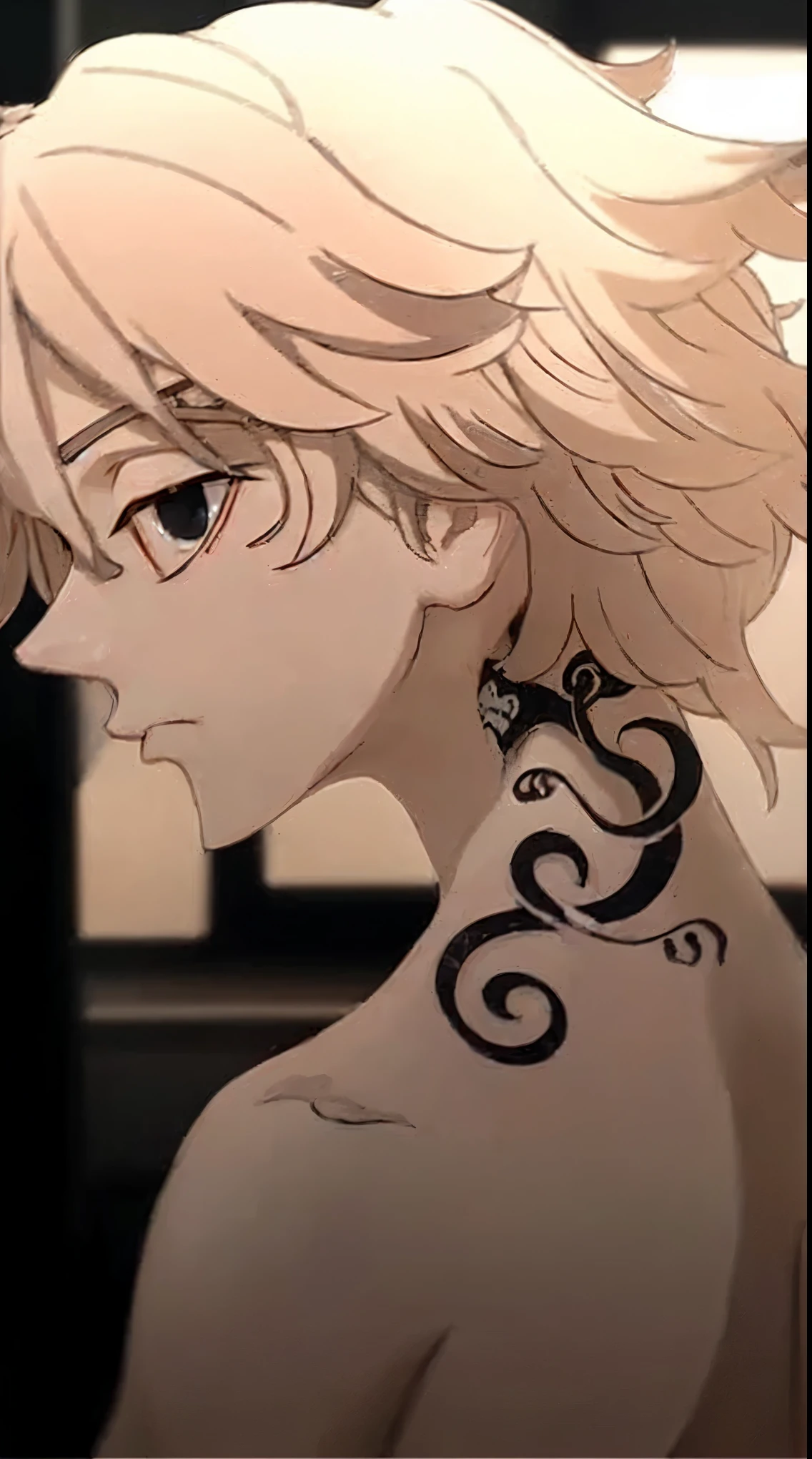 anime man with tattoo on his neck, fine detail. anime. tentacles, nagito komaeda, neferpitou, nagito komaeda from danganronpa, handsome guy in the art of demon slayer, anime character; full body art, elaborately ornate anime cgi style, ann takamaki from persona 5, anime style”, screenshot fromblackclover