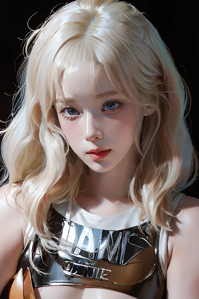 (Highest quality, 8k, High resolution, Realistic:2.0), (Lighting: in front),(Lighting: fort),(The ultimate beautiful girl:2.0),(Glowing Skin:1.5),(Oily skin:1.5),(Platinum Blonde Hair:1.5), Heavy eye makeup ,(Woman smiling at the viewer), (Wearing a latex T-shirt and tight latex shorts:1.5), (masterpiece), (Hard nipples), (T-shirt and latex transparent),(Tight fitting clothing),(Torn clothes),(Showing her ass to the viewers), (Round and soft ass), (Latex shorts are too small),(Perfect body), (Buttocks sticking out of shorts), (Large Breasts),