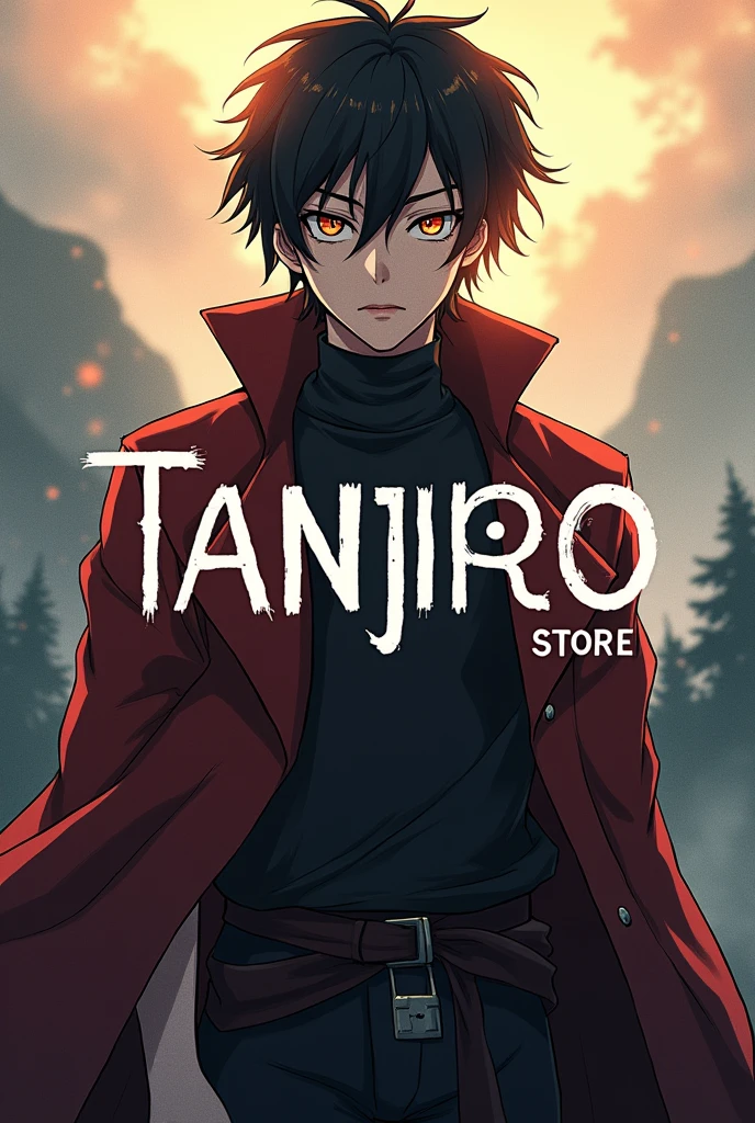 Profile picture for whatsapp with tanjiro and written tanjiro store