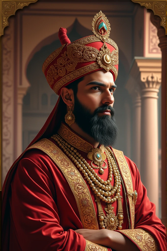 Attaractive Thumbnail for my youtube video about history of mugal empire