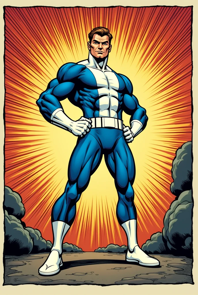 Classic comic book mr. fantastic