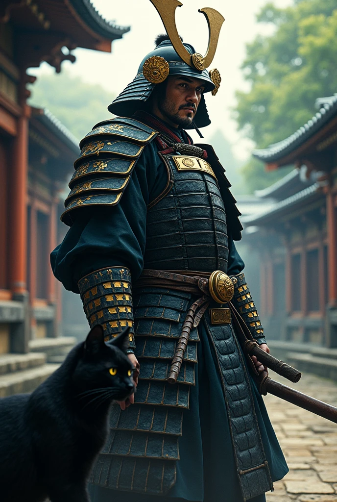 Date Masamune and the Black Cat