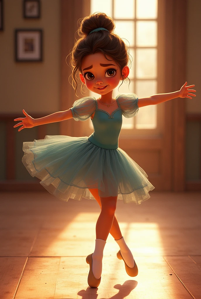 The Determined Dancer: A young girl who loves to dance but struggles with her technique dreams of performing in the town's annual dance showcase. Despite facing obstacles and setbacks, she practices tirelessly and learns valuable lessons about perseverance and self-confidence