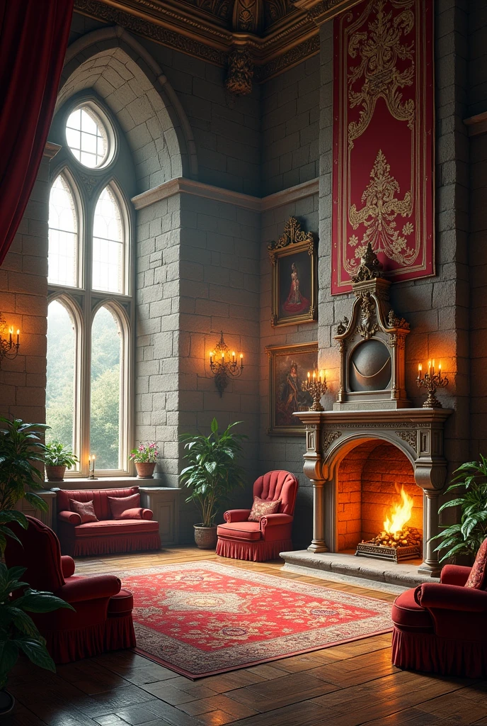 Living room of a castle