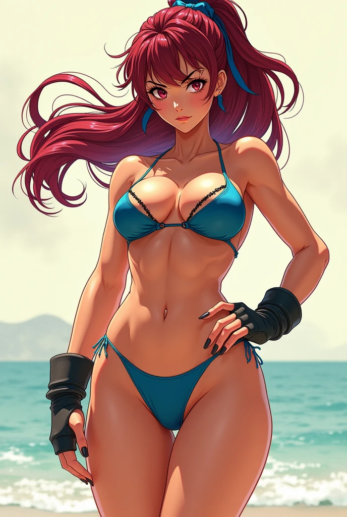 You could create an image of Chun-li from Street fighter in a bikini and you could generate an anime-type image with proportions of 120-30-90, that the perspective of the photograph is full shot