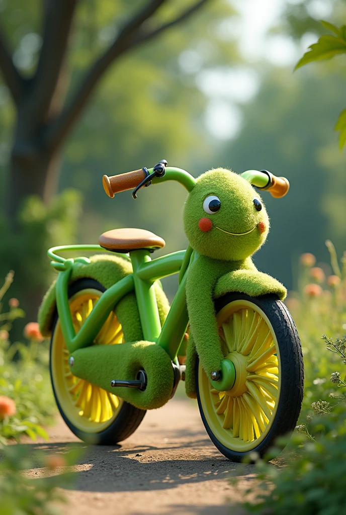 green bum bike
