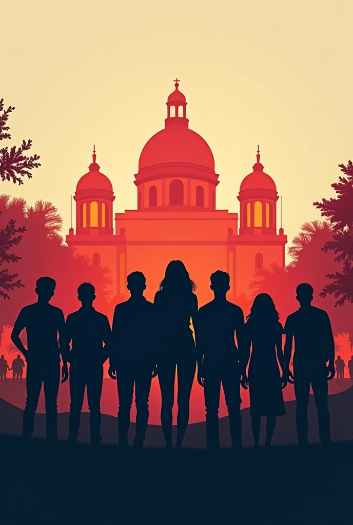 Anti ragging message without human faces