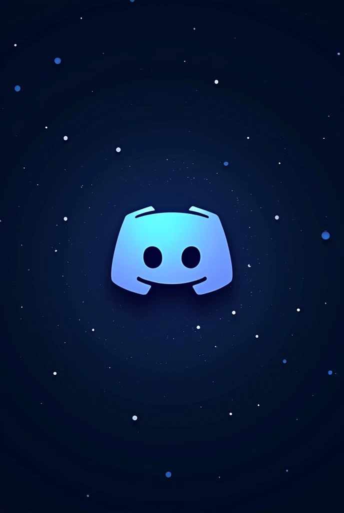 A logo discord pfp, mostly blue in space. And not a literal discord app icon