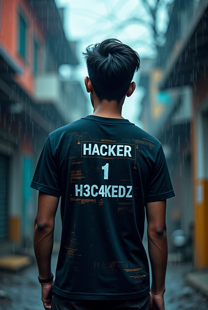 Photo Hacker 1 Name shirt H3C4KEDZ Cambodia Hack System