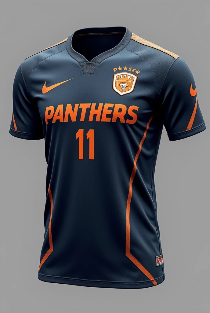 Make raw jersey and in the front side name to be panthers 11 for eSports team