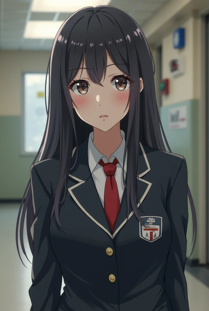 Japan Female Students Nipples sticking out of uniform