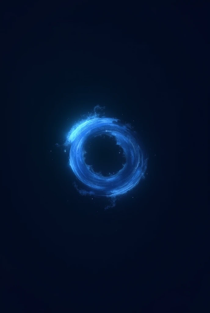A logo for a pfp, mostly blue and in a space view, except it involves no planets. Just the galaxy