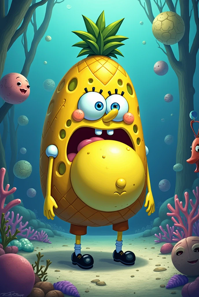 Make spongebob pregnant
