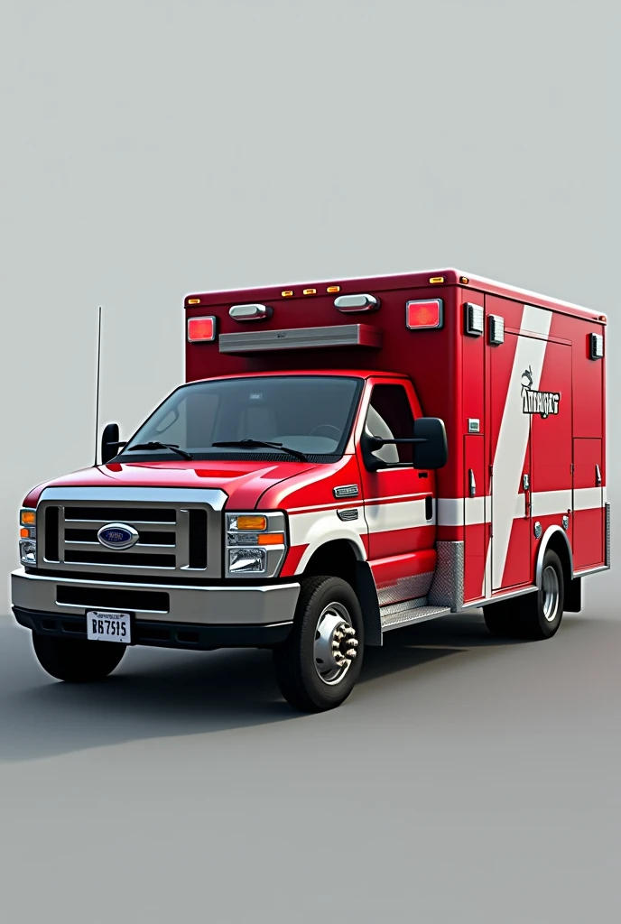 Create an ambulance for volunteer firefighters and paramedics from Tamaulipas BPVT BASE ARBOLEDAS