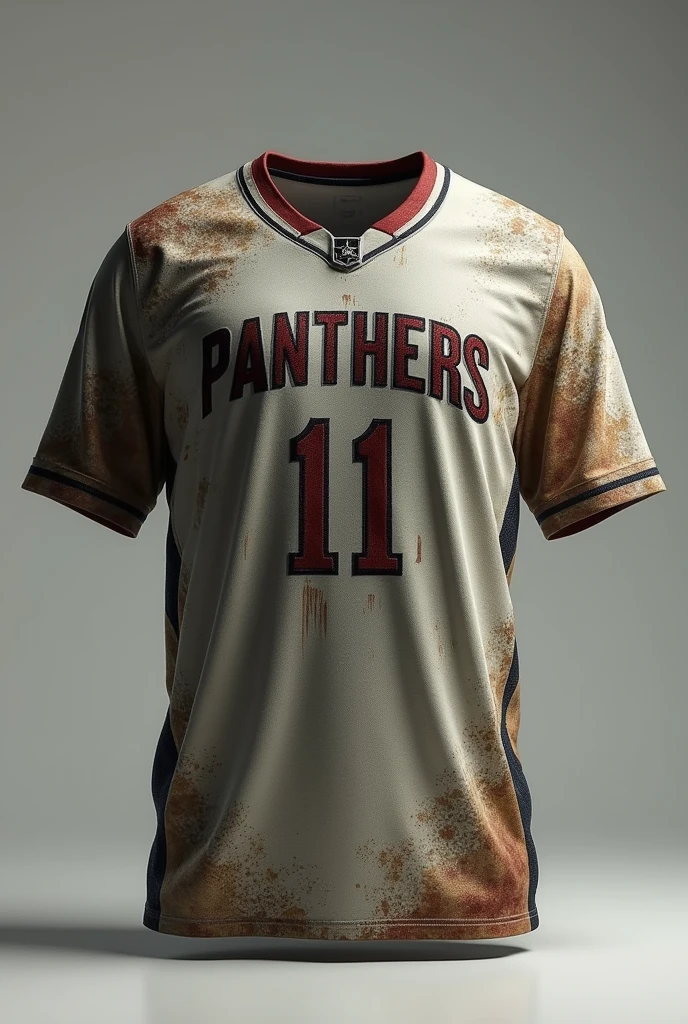 Make raw jersey and in the front side name to be panthers 11 realistic and unique