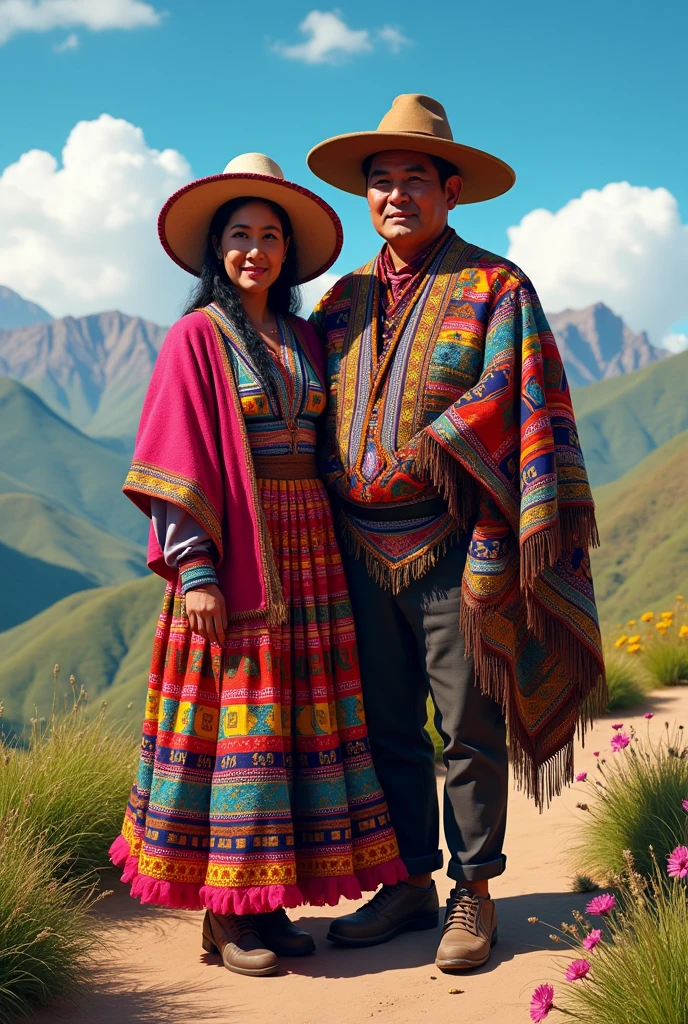 Tunantera couple from huancayo 