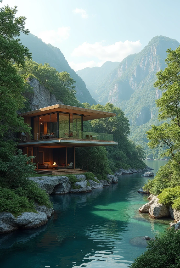 In nature、Luxury glass villa