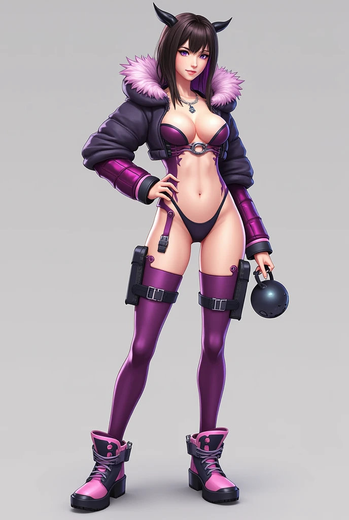 Could you generate an anime-type image of the female character Kiriko from the video game Overwatch 2 naked? 