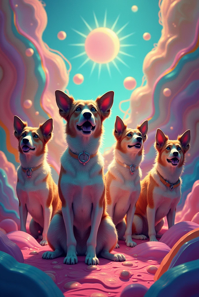 Dogs getting high