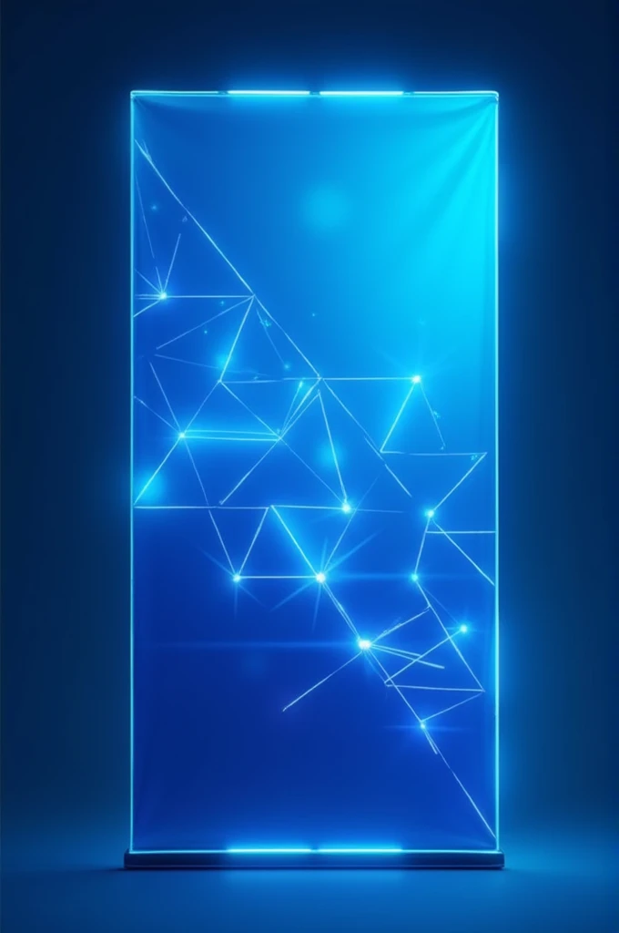 A banner with a nice looking blue color, mostly containing glow and geometry