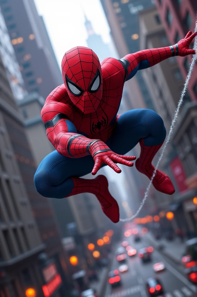 Spider man shooting web wallpaper