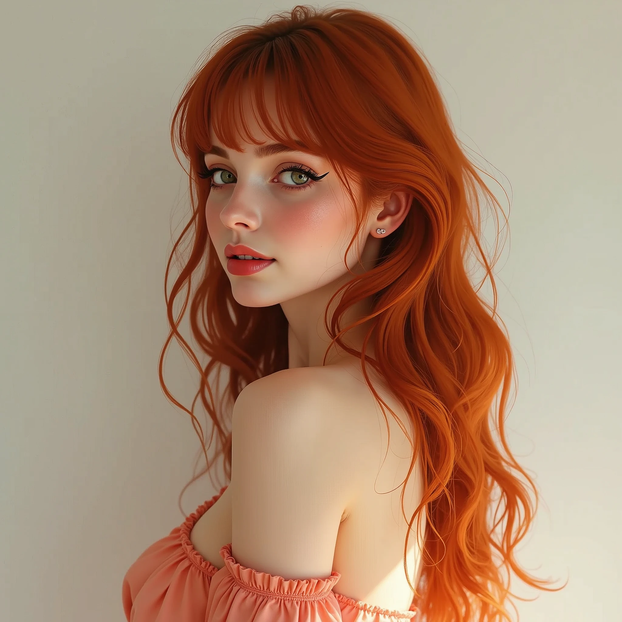 nude red hair girl