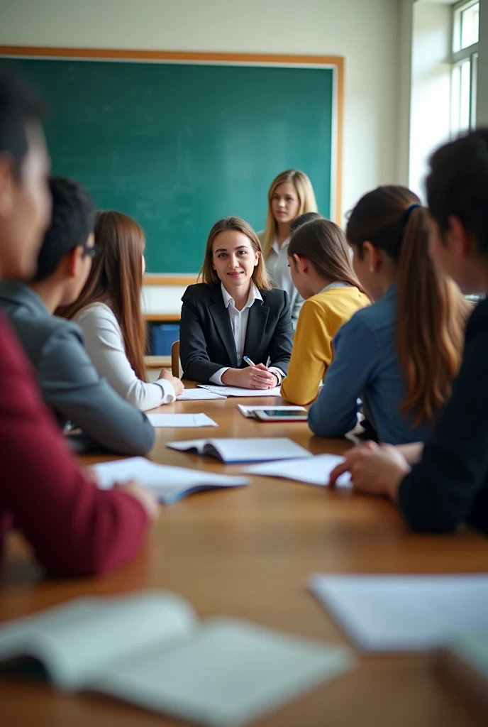 I want to create an image that will serve as a cover for a Facebook page for the National Council for Educational Development (COANFE) THEN I WANT IT TO BE SOMETHING EDUCATIONAL, SOMETHING FORMAL, IT COULD BE A CLASSROOM WITH STUDENTS CARRYING OUT THE TUTORING RELATIONSHIP (FACE-TO-FACE TUTORIAL WITH STUDENTS AND THE REST OF THE STUDENTS IN CLASS) 