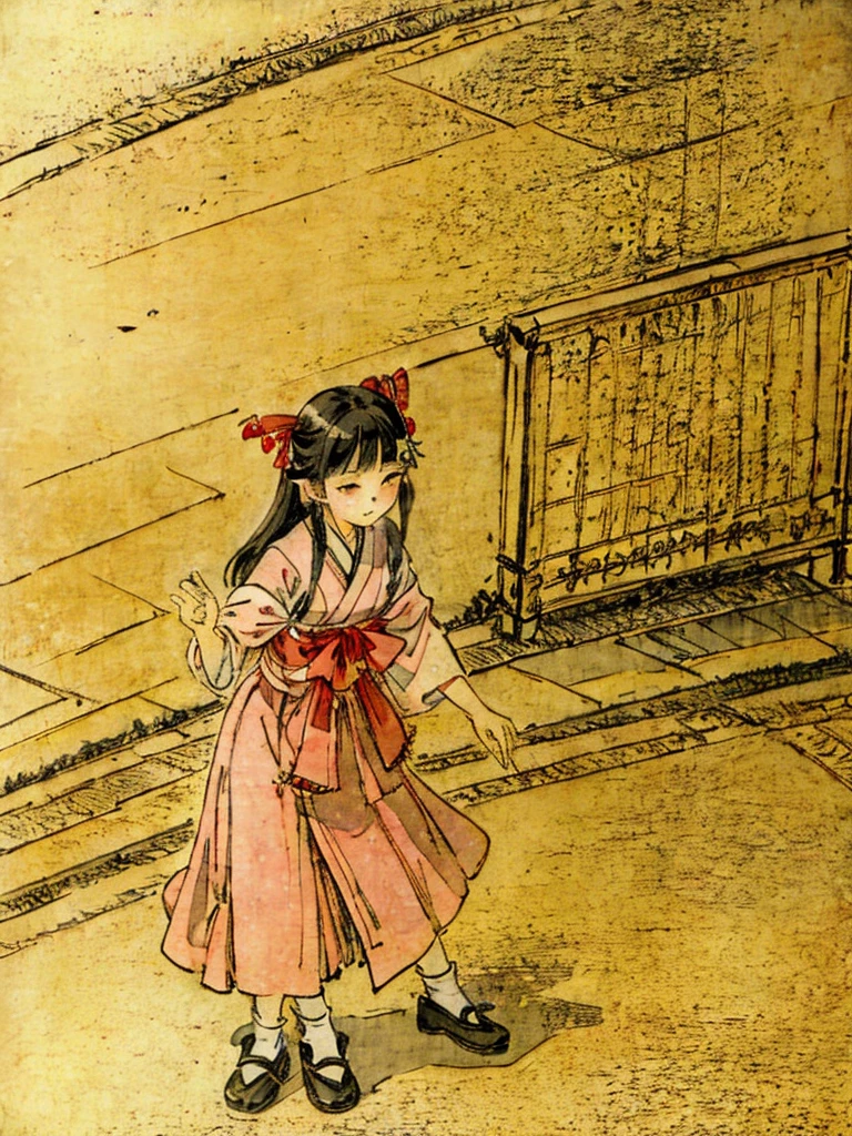 Two people、Shrine maiden、Dance、sacred、shrine