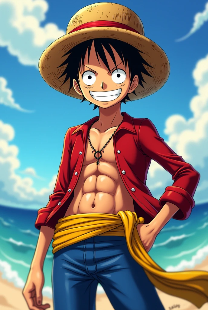Luffy with a big penis