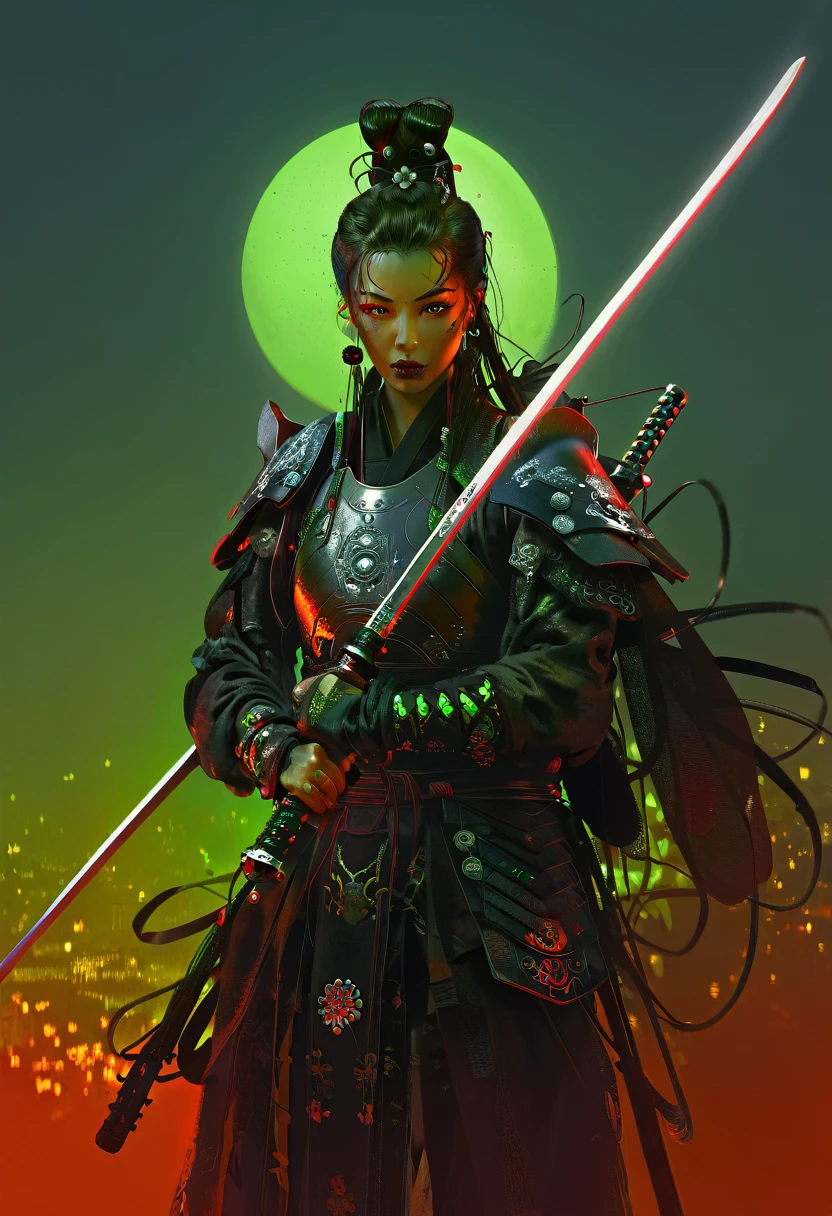 The Warlord, cyberpunk samurai warrior, Scary Garry, Anime, Michael Whelan, Gothic, Futuristic Cyborg goddes. by Marc Simonetti, concept art, deviantart