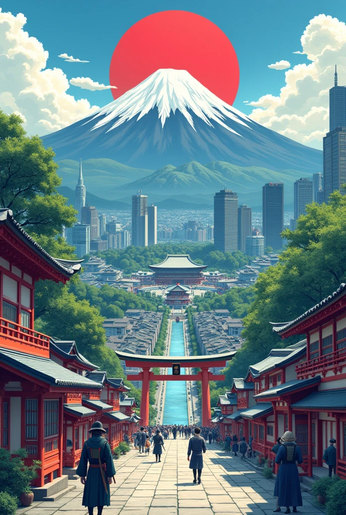 Drawing Japan on August 14, 2024