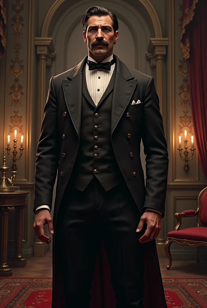 Chris Redfield as a nobleman from the Victorian Era