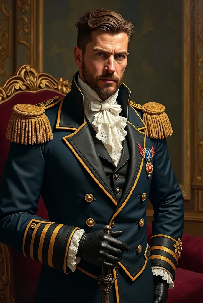 Chris Redfield as a nobleman from the Victorian Era