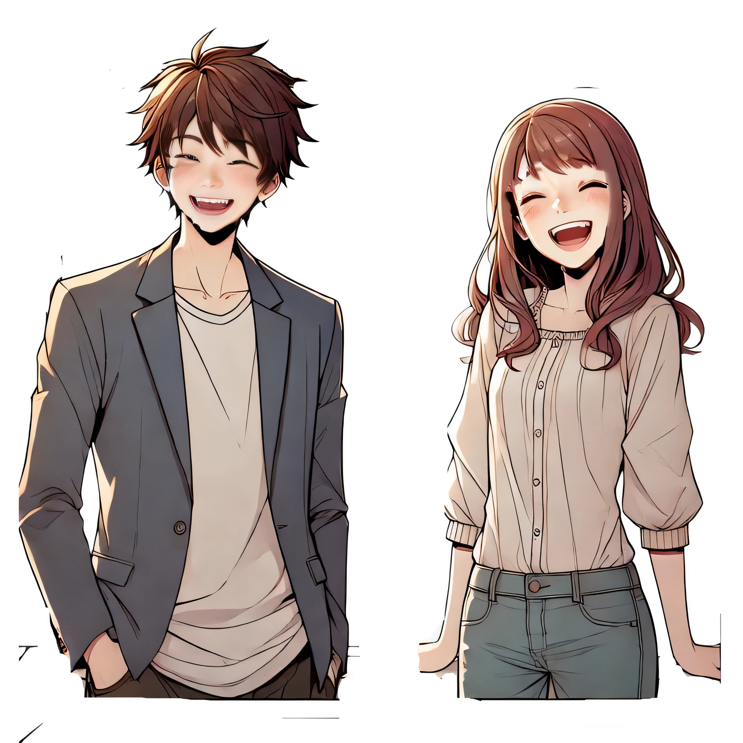 Close your eyes and laugh