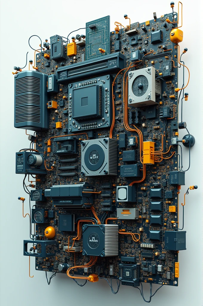 Computer parts assemblage