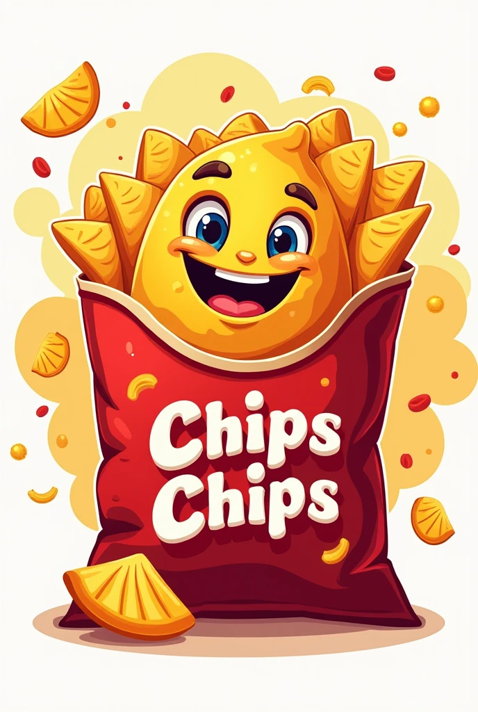 Create a logo for a chips and snacks business 