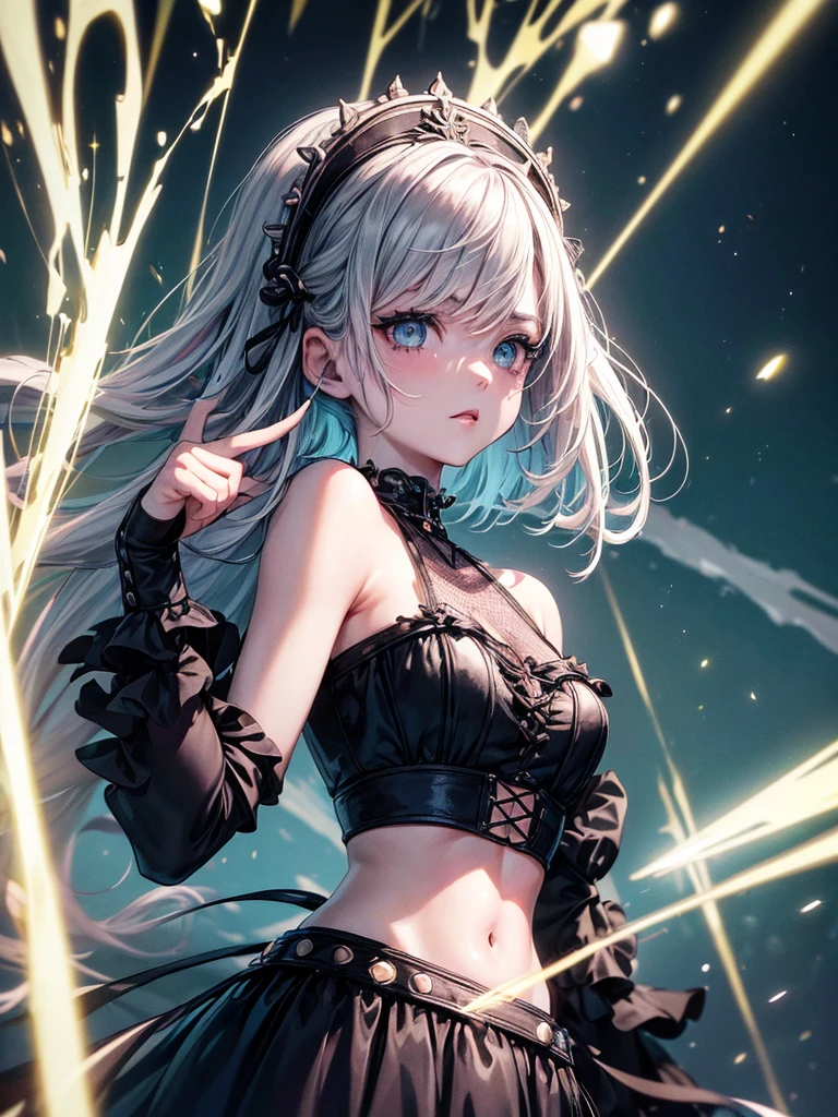 (best quality,4k,8k,high res,masterpiece:1.2),ultra-detailed,HDR,UHD,studio lighting,ultra-fine painting,sharp focus,physically-based rendering,extreme detail description,professional,vivid colors,bokeh, portraits, dark place, dancing, long dress, long hair