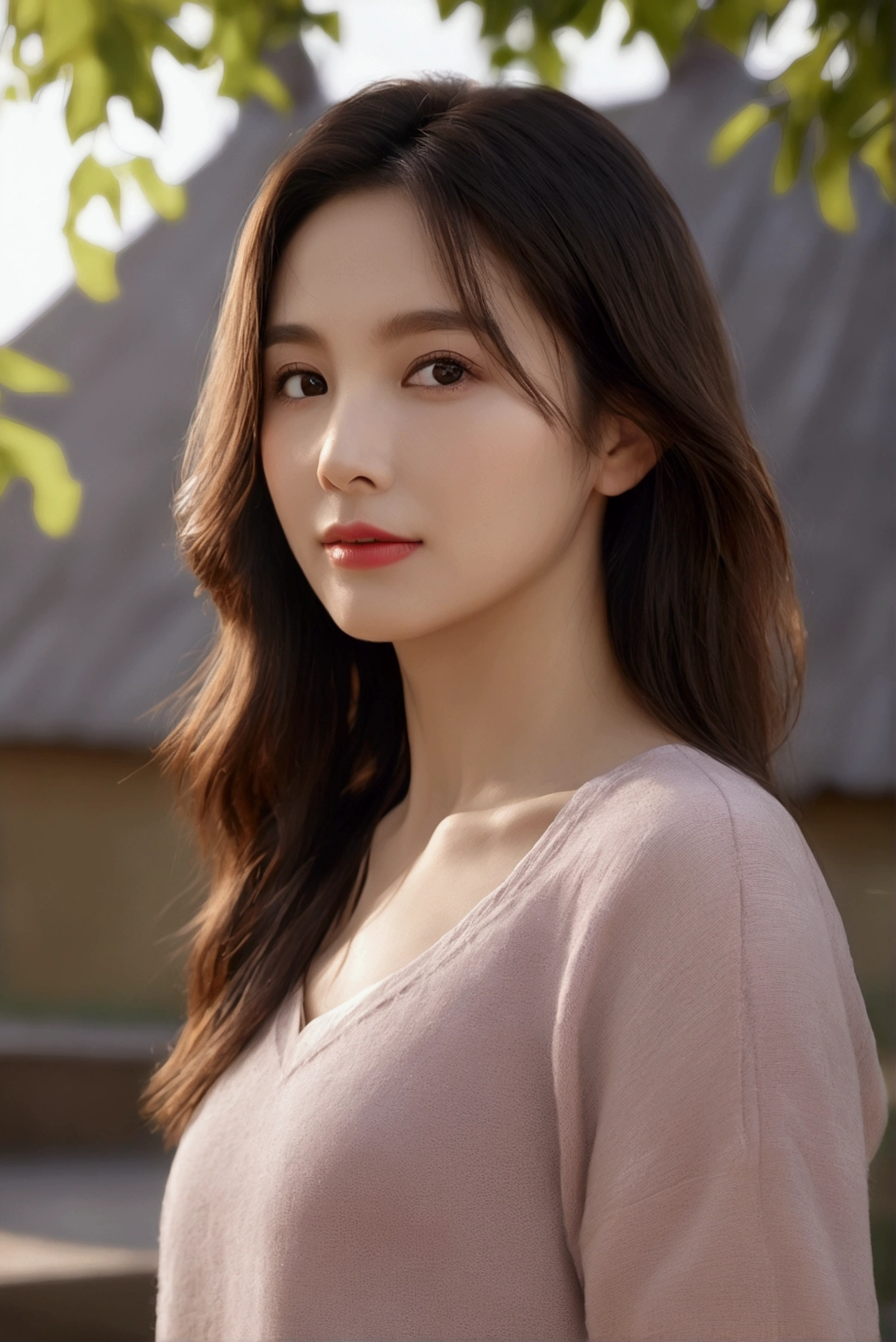 (raw photo, Best Quality), (realist, Photo realist: 1.3), Best Quality, Very detailed, masterpiece, Hyperdetail, illustration, 1 girl, dynamic angle, World masterpiece, disordered_long_hair, Best Quality, fondo de pantalla CG unity 8k, Caucasian perfect body, photographed with a Canon EOS R5, 50mm lens, f/2.8, HdR, (8k)
