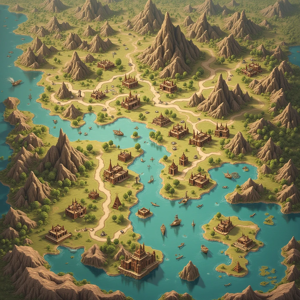 Create a map for fantasy story