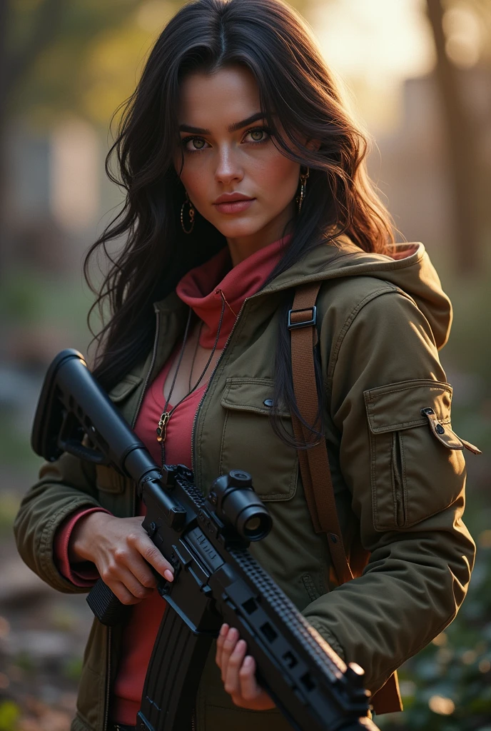 a featured HOTT shooter game player