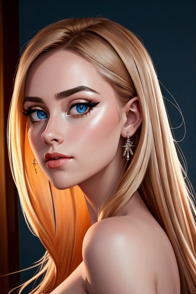(raw photo, Best Quality), (realist, Photo realist: 1.3), Best Quality, Very detailed, masterpiece, Hyperdetail, illustration, 1 girl, dynamic angle, World masterpiece, disordered_long_hair, Best Quality, fondo de pantalla CG unity 8k, Caucasian perfect body, photographed with a Canon EOS R5, 50mm lens, f/2.8, HdR, (8k)