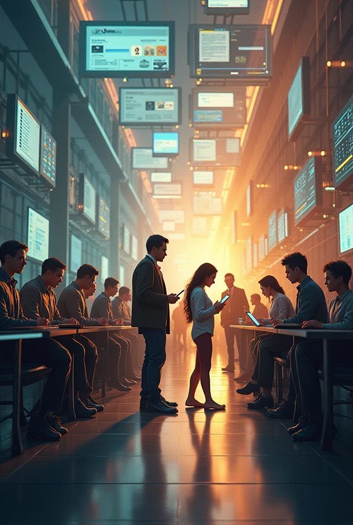 How can technology positively impact our lives? From the past to the present, in a small picture.